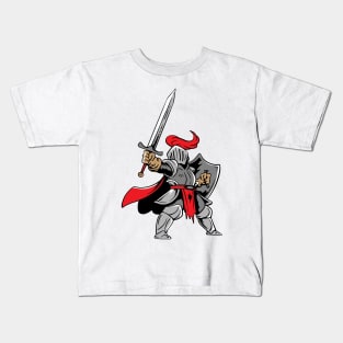 A Knight Motive Ready To Fight Kids T-Shirt